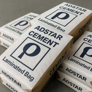 کیسه سیمان لمینتی تولید شده با دستگاه ADSTAR